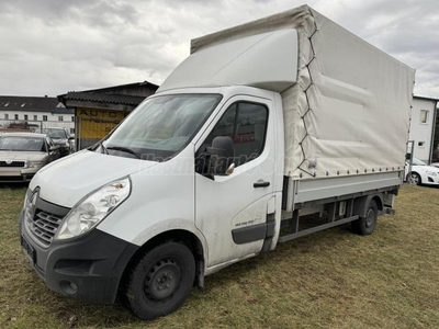 RENAULT MASTER 2.3 dCi 145 L2P3 3,5t Pack Comfort PLATÓS PONYVÁS EMELŐHÁTFALAS !