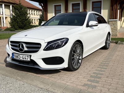 MERCEDES-BENZ C-OSZTÁLY C 250 T d 4Matic 9G-TRONIC AMG LINE NAVI BŐR MAGYAR MAGÁNSZEMÉLY