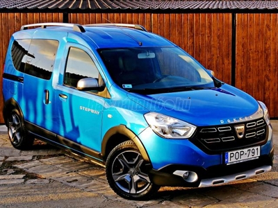 DACIA DOKKER 1.6 SCe Stepway S&S Full.Extra.1.Tulaj.Navi.Vonóhorog.Ülésfűtés.Szervizkönyv.8.felni.gumival.téli.ny