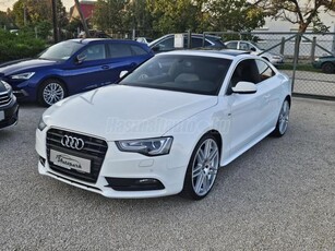 AUDI A5 Coupé 2.0 TDI kézi 6/ S-LINE/ NAPFÉNYTETŐ/ LED/ XENON/ FŰTHETŐ FÉLBŐR/ 20 ALU+ÚJ GUMIK/