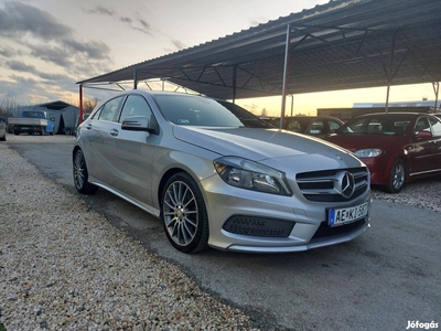 Mercedes-Benz A 200 AMG Line Frissen szervizelv...