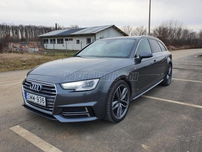 AUDI A4 Avant 2.0 TDI Sport S-tronic 3xS-Line. Daytonagrau. Ledcsomag. Navi. Full Audi szkönyv