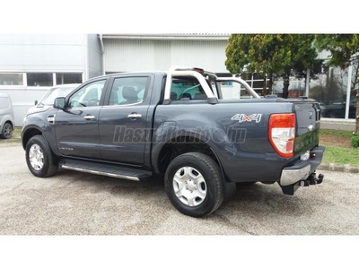 FORD RANGER 3.2 TDCi 4x4 Limited (Automata) EURO6 200 LE 3.5t. vonóhorog. Első tulajdonostól magyar szervizkönyves