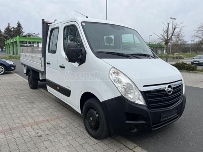 OPEL MOVANO 2.3 CDTI L3 3,5t VEZETETT SZERVIZKÖNYVES! HOSSZÚ! DUPLA KABINOS! 7SZEMÉLYES! PLATÓS!