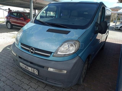 OPEL VIVARO 1.9 DTI L1H1 Vonóhorgos 6 személyes