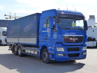 MAN TGX 26.400 6X2 PONYVÁS + EMELŐHÁTFAL