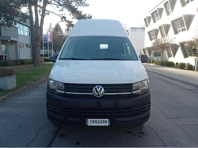 VOLKSWAGEN TRANSPORTER T6 2.0 TDi BMT HT E6 (3 személyes ) L2H3.KLMA.NAVI.ÁLLÓFÜTÉS.PDC.TEMPOMAT.START STOP.SZIGETELT BURKOLT RAKTÉR