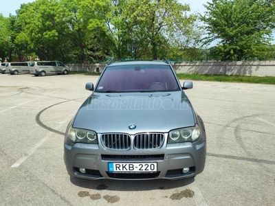 BMW X3 3.0d Gyári M-pack.ritka manual 6 váltóval.bőr.panorámatető.GPS!