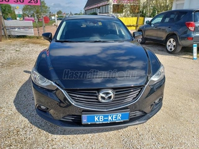 MAZDA 6 Sport 2.2 CD150 Attraction SZERVIZKÖNYV/i-ELOOP/HOLTTÉR-F/BI-XENON/SÁVVÁLTÓ/NAVI/TEMPOMAT/VONÓHOROG/