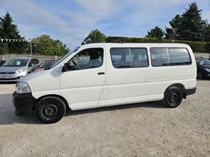 TOYOTA HI-ACE Hiace 2.5 D-4D BUS LONG MAGYAR-8 SZEMÉLYES-KLÍMA-TEMPOMAT!