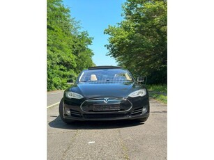 TESLA MODEL S 85 (Automata) bézs bőr-pano-légrugó-7 ülés-prémium HiFi-CCS upgrade-szervizelve