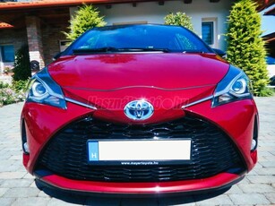 TOYOTA YARIS 1.5 VVT-i Hybrid Selection Smart Red e-CVT 1.TULAJDONOSTÓL! -MAGYARORSZÁGI TOYOTÁBAN SZERVIZELVE!-ÉLŐ HYBRID GARANCIÁVAL!