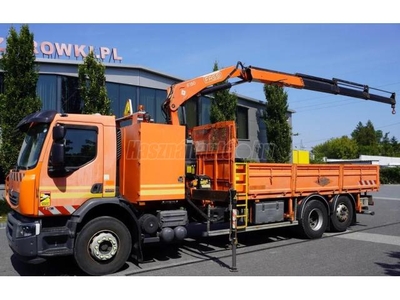 RENAULT Premium 430 DXI 6x2 Darus platós Fassi F150A.23