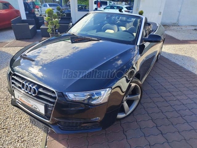 AUDI A5 CABRIO 3.0 V6 TDI quattro S-tronic S-Line/2 év Műszaki Garancia/Bicolor bőr/Ülésfűtés/Holttérfigyelő/Tempomat