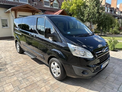 FORD TRANSIT Tourneo Custom 2.0 TDCi 310 L2H1 Titanium (Automata) (9 személyes ) Magyar.1Tulaj.Automata.Lnog.Sér Mentes.Vezetett Szervizkönyv.Újszerű