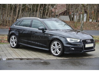 AUDI A3 Sportback 2.0 TDI Attraction 3 x S-Line 157e. KM! TÖRÉSMENTES GYÖNYÖRŰ ÁLLAPOT!