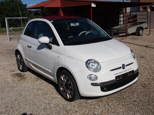 FIAT 500C 1.2 8V Lounge Dualogic Cabrio.Klíma.El-tető.El-ablak.Szervizkönyv.Alukerék.Parkradar.USB