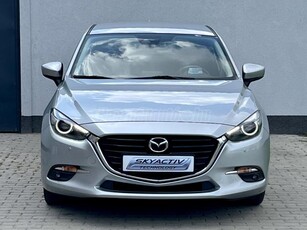 MAZDA 3 Sport 2.0 Revolution G165 Navi/Kamera/LED/HUD/BOSE/Keyless/Ülés-Kormányfűtés/18-as Alu/Szervizkönyves