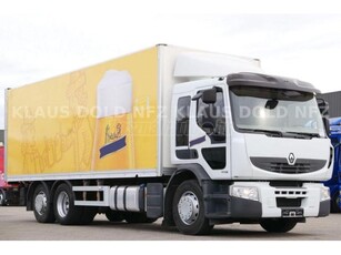 RENAULT PREMIUM 430 6X2 DOBOZOS + EMELŐHÁTFAL