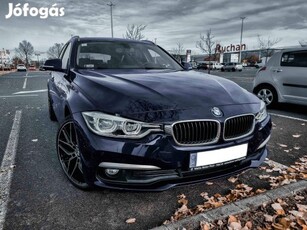 BMW 318d F31 Facelift, Nagy Navi, Bőr, LED, Dupla Panorámatető