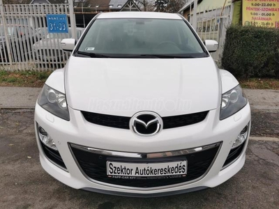 MAZDA CX-7 2.2 CD Revolution S.MENTES.SZ.KÖNYV:155.000 km!!BŐR.XENON.NAVI.KAMERA.ÜLÉSFŰTÉS.TEMPÓMAT!