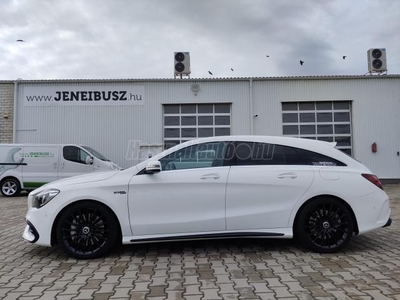 MERCEDES-AMG CLA Shooting Brake 45 4Matic 7G-DCT Vezetett szervízkönyv! Sérülésmentes! Valós 16e Km!!!