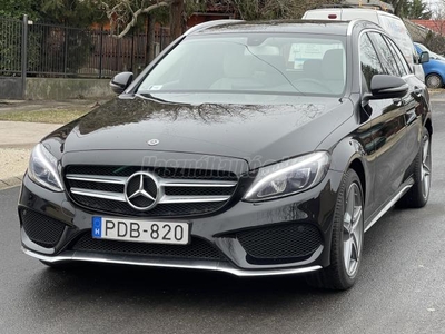 MERCEDES-BENZ C 180 T 9G-TRONIC AMG--Áfás--Mo.-i--138.000km--Végig vezett szervizkönyv--ÜLÉSFŰTÉS-El.ülés