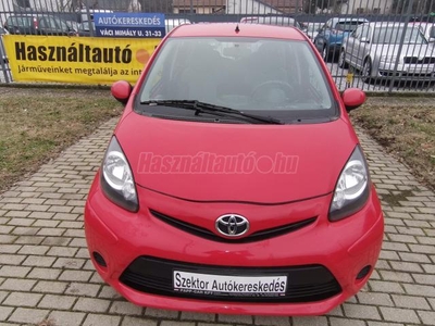 TOYOTA AYGO 1.0 Plusz AC Sérülésmentess.Szervizkönyv.Klíma.139408Km!!!Nagyon szép!!!