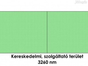 Eladó kereskedelmi, szolgáltató terület Zsombón!