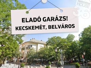 Kecskemét belvárosában 19 m2-es zárt udvari garázs eladó!!!