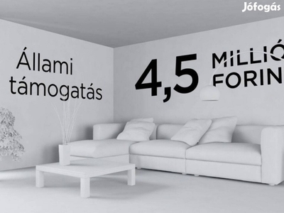 4.500.000.- Ft állami támogatás új lakás vásárlásához