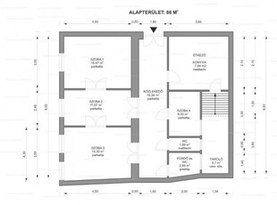 Eladó téglalakásBudapest, VII. kerület, Belső Erzsébetváros, Síp utca, félemelet