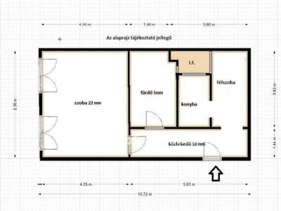 Budapest, ingatlan, lakás, 45 m2, 96.930.900 Ft