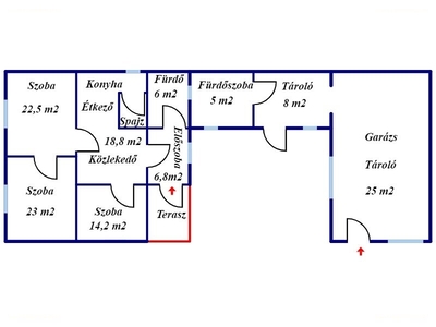 Csabai kapu, Miskolc, ingatlan, ház, 90 m2, 89.900.000 Ft