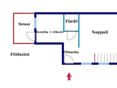 Eladó Lakás, Budapest 7 kerület Király utca közelében, belső kétszintes lakás