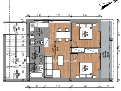 újépítésű, Gyula, ingatlan, lakás, 56 m2, 64.700.000 Ft