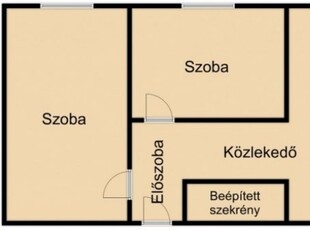 Eladó téglalakás Szeged, 4. emelet