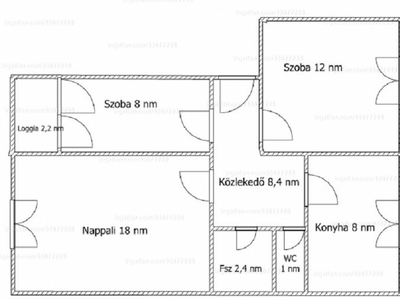 Eladó panel lakás - Miskolc, Árpád út