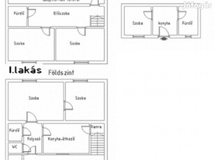 XIX. Kerület, Felső-Kispesten, 170 m2-es, 2 generációs, házrész