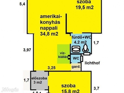 79 m2-es, 3 szobás lakás eladó !!