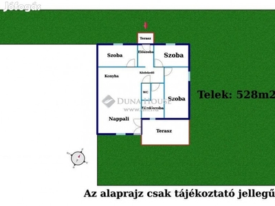 Ráckevei 70 nm-es ház eladó