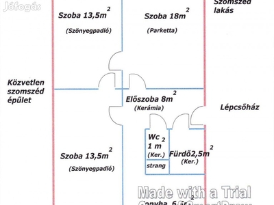 Pécs, Kertváros 3 szobás erkélyes bútorozatlan lakás kiadó