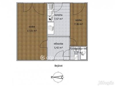 Pécsi 40 nm-es lakás eladó