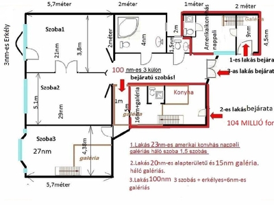 Erzsébetváros, Budapest, ingatlan, lakás, 142 m2, 109.900.000 Ft