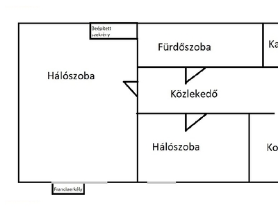 Esztergom-Kertváros, Esztergom, ingatlan, lakás, 43 m2, 23.000.000 Ft