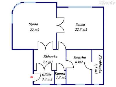 Miskolci 65 nm-es ház eladó