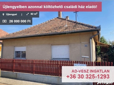 Újlengyelben azonnal költözhető családi ház eladó!