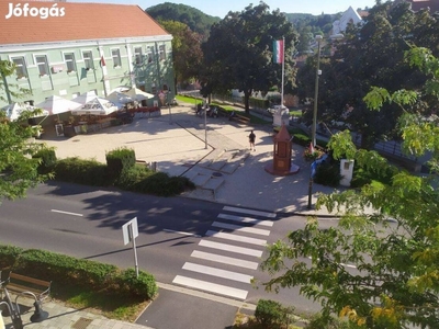 Vasváron Főtéri, 2 szobás Bútorozott lakás, teljes berendezéssel