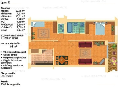 Angyalföld-Kertváros, Budapest, ingatlan, lakás, 62 m2, 83.900.000 Ft