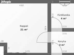 Bp,XII.ker. Orbánhegy, zöldövezeti 26 nm téglalakás azonnal költözhető